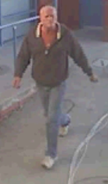 Photograph of male person whom police believe may be able to assist with their enquiries in relation to a number of stealing offences that have occurred recently on school properties in the greater Hobart area.